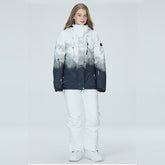 MARKERWAY Women's Thickened Warm Ski Jackets and Pants Set